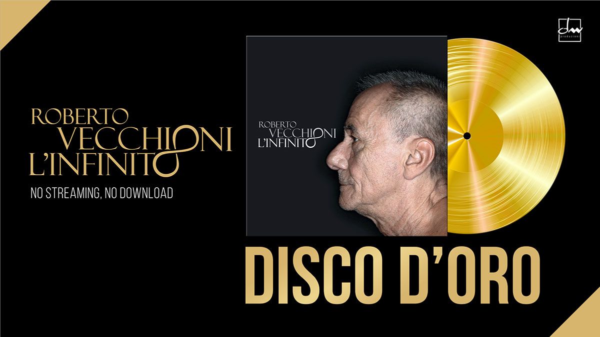 L’Infinito, disco d’oro