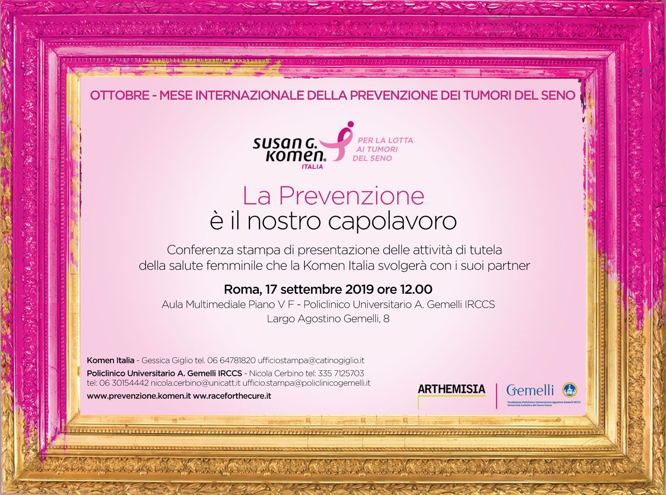 Komen, mese della prevenzione