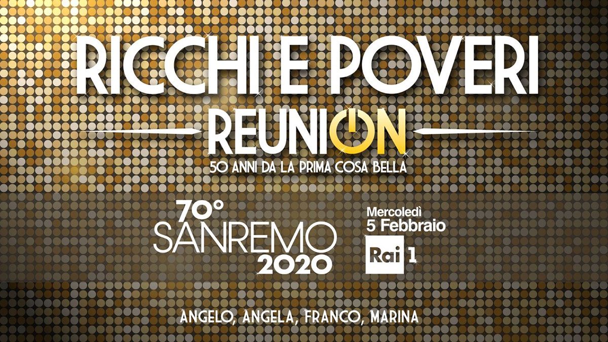 Ricchi e Poveri Reunion Sanremo 2020
