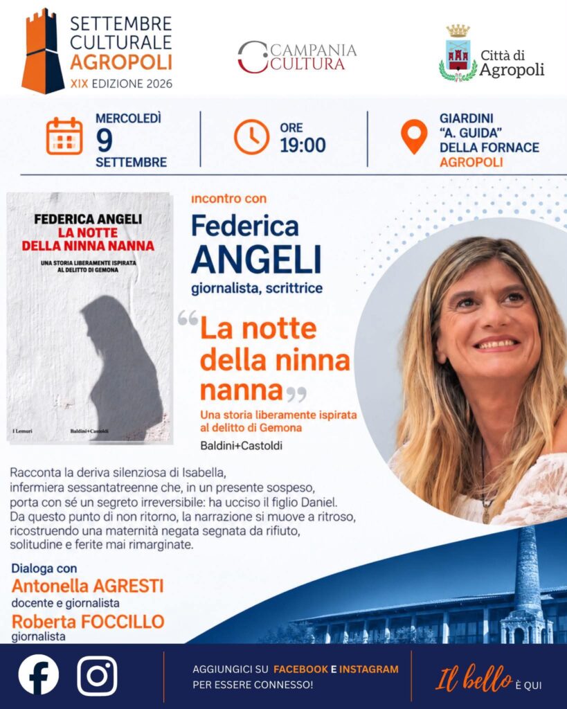 Federica Angeli al Settembre Culturale di Agropoli